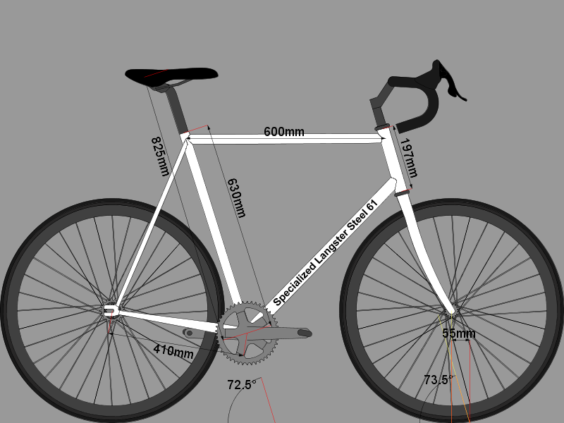 Specialized Langster Steel | www.bikecad.ca